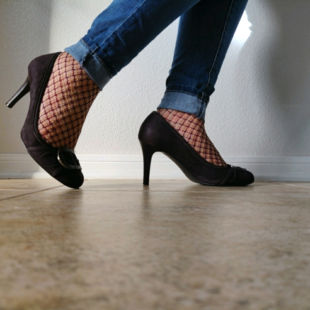 Vintage leather Gianni Bini heels